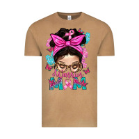 Vintage Camel Warrior Mom Messy Bun With Flowers Vintage Tee - BundleAndBundleShop