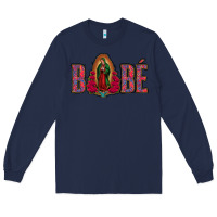 Navy Bebe our lady of guadalupe Long Sleeve Tee - Bettercallsaul