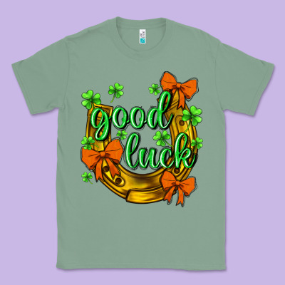 St.patrick's Good Luck Classic Tee Designed By Bundleandbundleshop