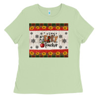 Matcha very merry teacher Ladies Tee - Jasminsmagicworld