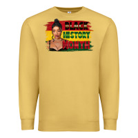 Antique Gold black history month black girl Premium Sweatshirt - FaDigitalArtStudio