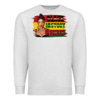 Oatmeal Heather black history month black girl Premium Sweatshirt - FaDigitalArtStudio