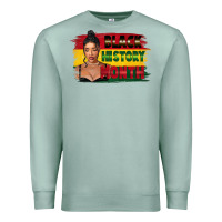 Seafoam black history month black girl Premium Sweatshirt - FaDigitalArtStudio