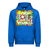 Cobalt Love Summer Urban Hoodie - CowhideDigitalArt
