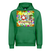 Emerald Love Summer Urban Hoodie - CowhideDigitalArt