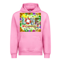 Fuchsia Pink Love Summer Urban Hoodie - CowhideDigitalArt