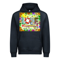 Navy Love Summer Urban Hoodie - CowhideDigitalArt