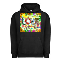 Pigment Black Love Summer Urban Hoodie - CowhideDigitalArt