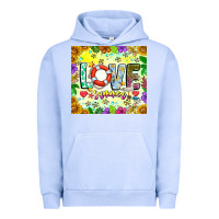 Pigment Grape Ice Love Summer Urban Hoodie - CowhideDigitalArt