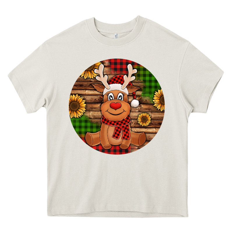 Cute Reindeer Christmas Heavy Core Tee by Jasminsmagicworld | Teevron