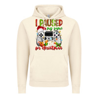 Vintage Artic i paused my game for christmas Vintage Hoodie - MaliasSmallBusiness