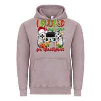 Vintage Zinc i paused my game for christmas Vintage Hoodie - MaliasSmallBusiness
