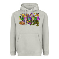Moon Dust louisiana mardi gras Heavyweight Hoodie - FaDigitalArtStudio
