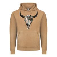 Vintage Camel Cowhide Bull Skull Vintage Hoodie - Jasminsmagicworld