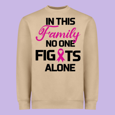 In This Family No One Fights Alone Heavyweight Sweatshirt Designed By Bettercallsaul