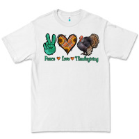 Peace Love Thanksgiving Premium Tee | Teevron