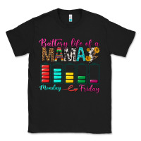 Black Battery Life Of A Mama Classic Tee - BundleAndBundleShop
