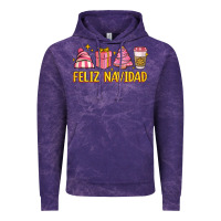 Cloud Purple feliz navidad Vintage Hoodie - MaliasSmallBusiness