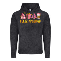 Vintage Black feliz navidad Vintage Hoodie - MaliasSmallBusiness