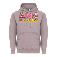 Vintage Zinc feliz navidad Vintage Hoodie - MaliasSmallBusiness