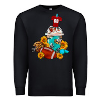 Black Football Frappe Coffee Premium Sweatshirt - FaDigitalArtStudio