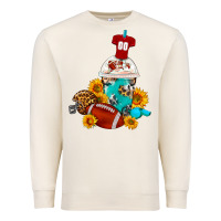 Sandshell Football Frappe Coffee Premium Sweatshirt - FaDigitalArtStudio