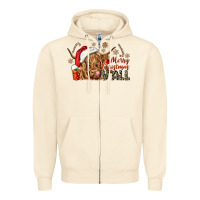 Sandshell merry christmas yall Zipper Hoodie - CowGirlArtShop