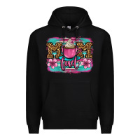 Black mom fuel coffee cup Premium Hoodie - OliviaCreatesArt