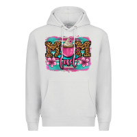 Dove Grey mom fuel coffee cup Premium Hoodie - OliviaCreatesArt