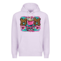 Lilac mom fuel coffee cup Premium Hoodie - OliviaCreatesArt