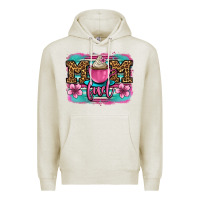Oatmeal Heather mom fuel coffee cup Premium Hoodie - OliviaCreatesArt