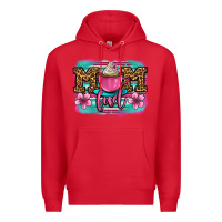 Red mom fuel coffee cup Premium Hoodie - OliviaCreatesArt