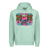 Seafoam mom fuel coffee cup Premium Hoodie - OliviaCreatesArt