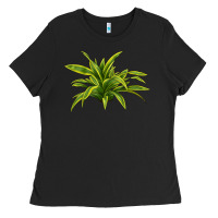 Black Lemon Lime Dracaena Leaf Ladies Tee - LillyAllenDesigns