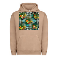 Pigment Burro summer fruits Urban Hoodie - CowhideDigitalArt