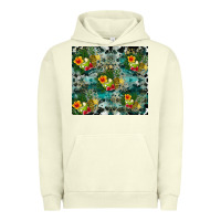 Pigment Pistachio summer fruits Urban Hoodie - CowhideDigitalArt