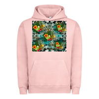 Pigment Salmon summer fruits Urban Hoodie - CowhideDigitalArt