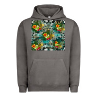 Pigment Tornado summer fruits Urban Hoodie - CowhideDigitalArt
