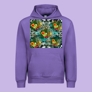 Summer Fruits Urban Hoodie Designed By Cowhidedigitalart