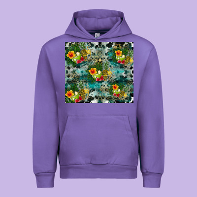 Summer Fruits Urban Hoodie Designed By Cowhidedigitalart