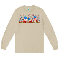 Mushroom fourth of july popsicle Long Sleeve Tee - RanaPortraitStore