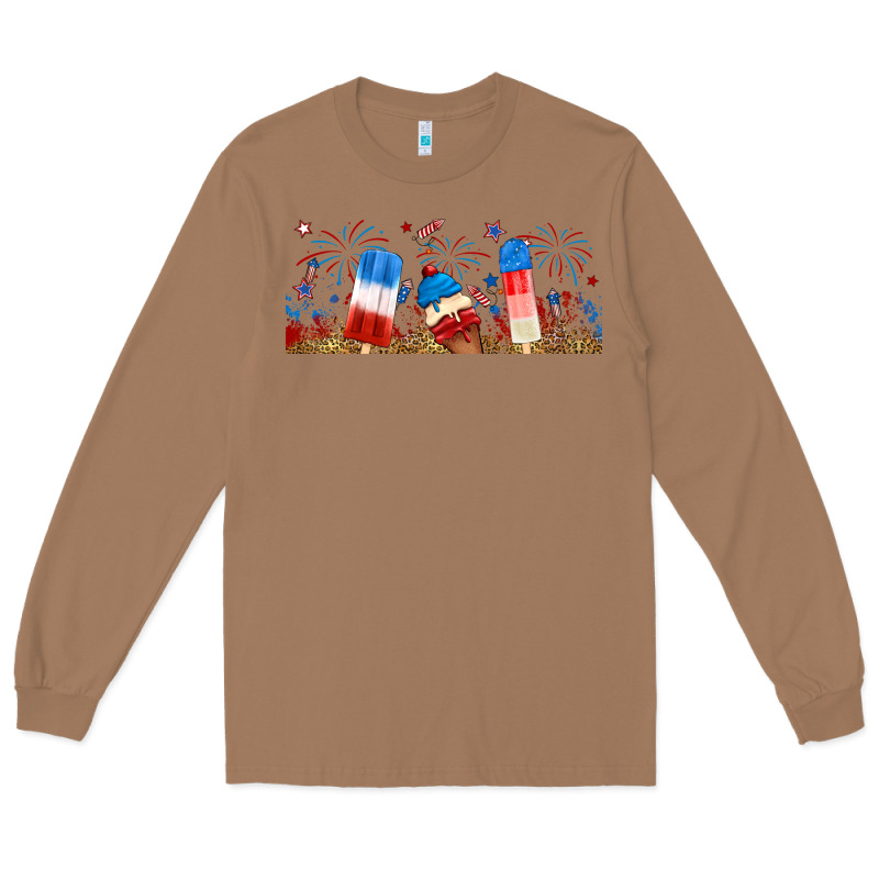 Fourth Of July Popsicle Long Sleeve Tee by RanaPortraitStore | Teevron