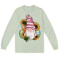 Matcha easter gnomes egg carrot sunflowers Long Sleeve Tee - RanaPortraitStore