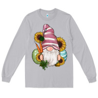 Moon Dust easter gnomes egg carrot sunflowers Long Sleeve Tee - RanaPortraitStore