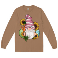 Toasted Coconut easter gnomes egg carrot sunflowers Long Sleeve Tee - RanaPortraitStore