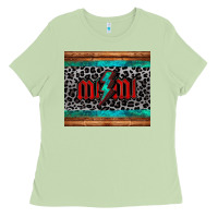 Matcha leopard lightning bolt mimi mother's day Ladies Tee - Jasminsmagicworld