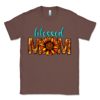 Chestnut Blessed Mom Classic Tee - BundleAndBundleShop