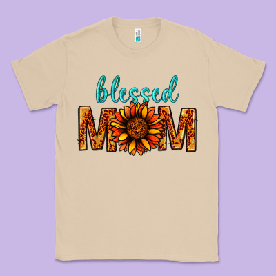 Blessed Mom Classic Tee Designed By Bundleandbundleshop