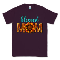 Plum Blessed Mom Classic Tee - BundleAndBundleShop