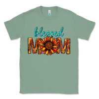 Sage Blessed Mom Classic Tee - BundleAndBundleShop